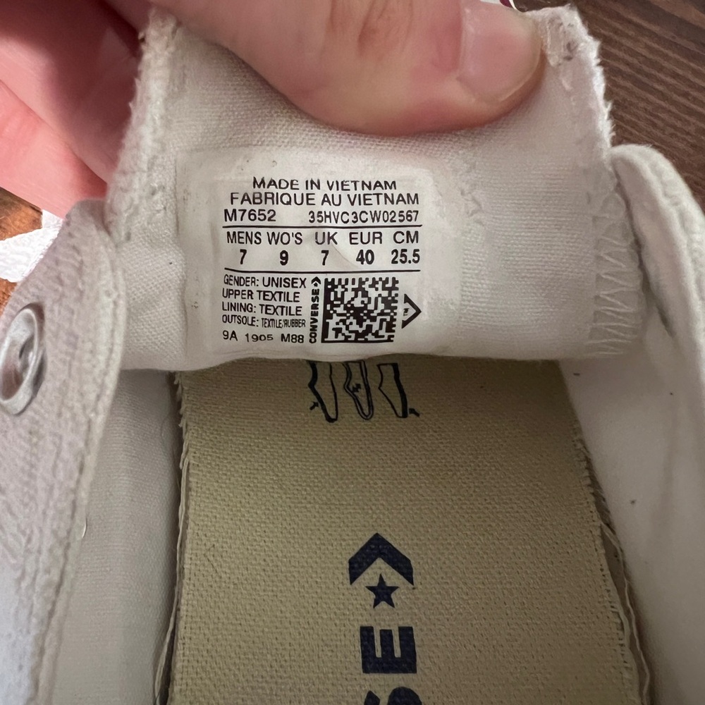 Converse All-Star | Classic White Canvas Sneakers - Picture 2 of 4